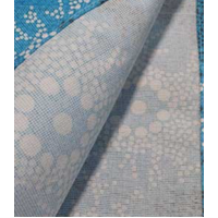 Hogarth Arts Aboriginal Art Flax Linen Tablerunner (180cm x 33cm) - Waterhole