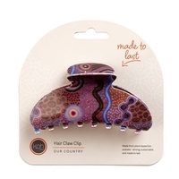 KOH Living 10cm Hair Claw Clip - Our Country