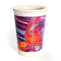Seven Sisters Bamboo Lidded Travel Mug (227ml - 8oz) - Better World Art