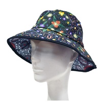 Warrina Aboriginal Art Reversible Bucket Hat - Bush Onion Wild Flowers/Bush Food Dreaming