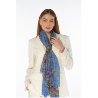 Koh Living Aboriginal Art Modal Scarf (172cm x 102cm) - Morning Mist