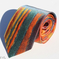 Saretta Art Men's SILK Tie (GIFTBOXED) - Poorubang - Bora Ground
