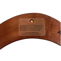 Skeenarang Booma - Black Wattle Root Hunting Returning Boomerang (50cms) - Kangaroo Dreaming