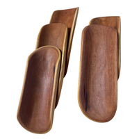 Handmade Aboriginal MINI Boxwood Coolamon - approx (20cm - 23cm)