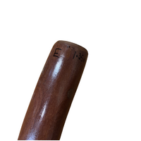 Eucalyptus (Ironbark) Handpainted Didgeridoo (1.35m) - Emu (Blue/Greens)