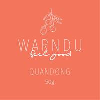 Warndu Quandong - freeze dried - 50g