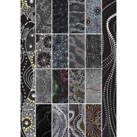 Dreamtime Jelly Rolls (Black) - 20pce Fabric
