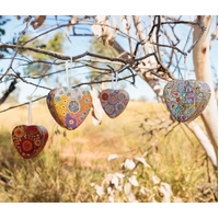 Xmas Heart Message Stone Giftpack - Dreamtime Kullilla-Art