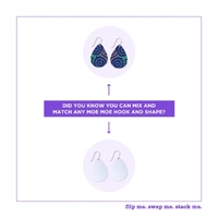 Moe Moe Design Silver Alloy Tear Drop Earrings - Dreamtime