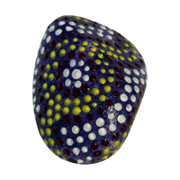 Skeenarang Booma handpainted Message Stone - Dot Art [1 only]