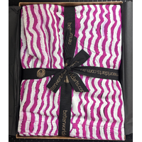 Better World Aboriginal Arts Luxe Organic Cotton-Satin Tablecloth (150cm x 230cm) - Kuntjanu