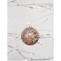 KOH Living Aboriginal Art 6 pack Gift Box Xmas Baubles (8cm) - Beautiful Journey (2025 Edition)