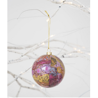 KOH Living Aboriginal Art 6 pack Gift Box Xmas Baubles (8cm) - Sacred Country (2025 Edition)