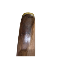 Red/Orange - Brolga Eucalyptus (Grey Box) Handpainted Didgeridoo (1.21m) - Bark Base