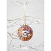 KOH Living Aboriginal Art 6 pack Gift Box Xmas Baubles (8cm) - Sacred Country (2025 Edition)