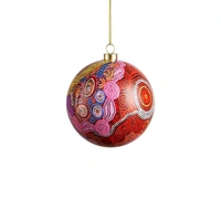 Sacred Country 6 pack Gift Box Xmas Baubles (8cm) 2026 - KOH Living Aboriginal Art