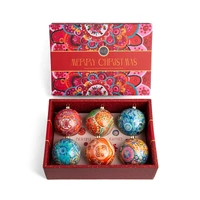 Beautiful Journey 6 pack Gift Box Xmas Baubles (8cm) 2026 - KOH Living Aboriginal Art