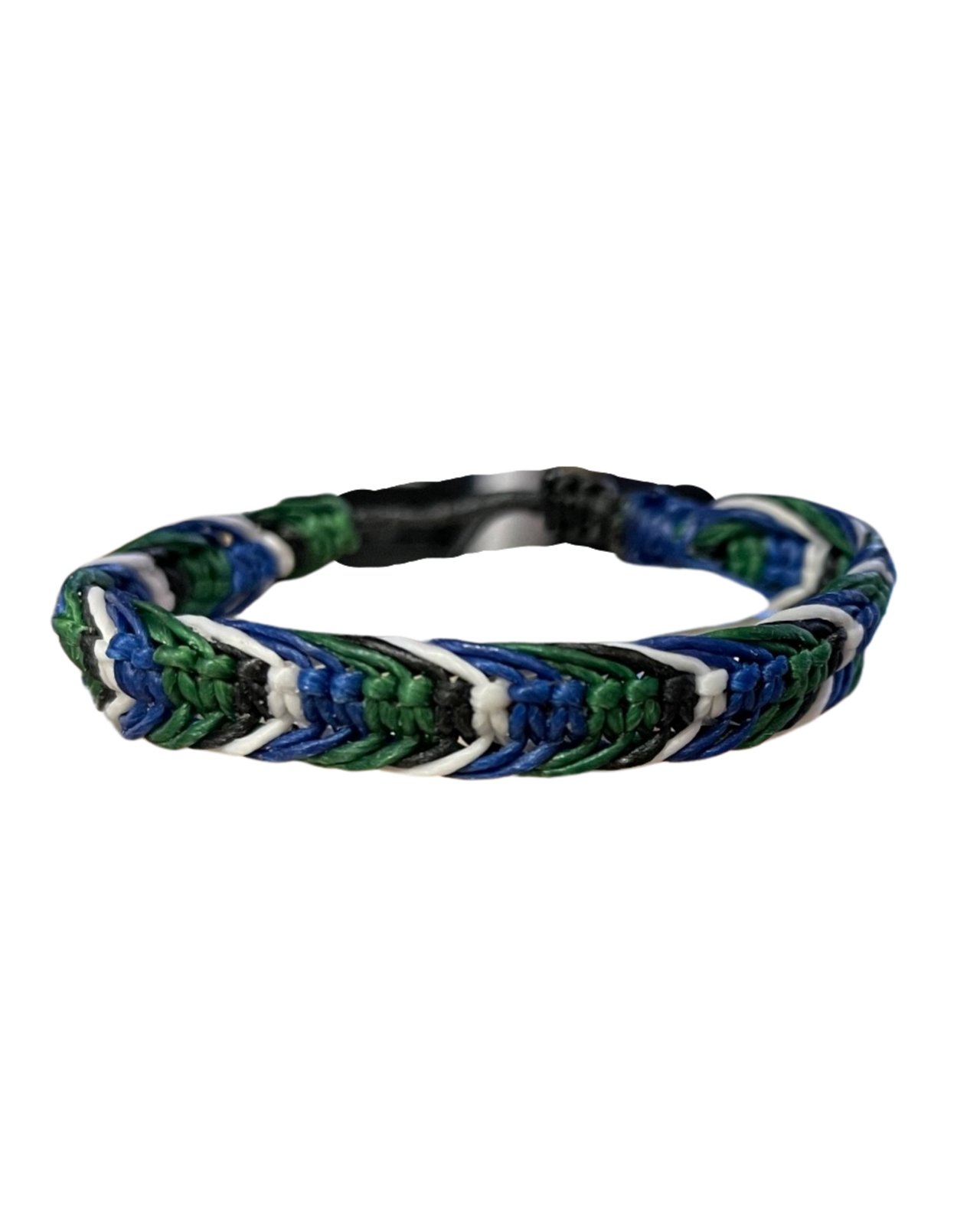 Torres Strait Island Wristband - 3 Colour Braided (Waxed Thread)