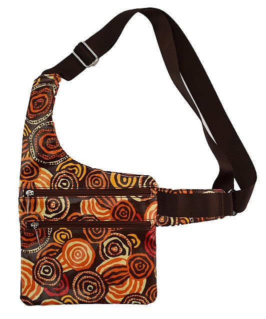 Jijaka Aboriginal Art Sling Bag - Riverstones