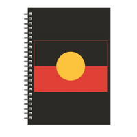 Aboriginal Flag A5 Spiral Notebook 