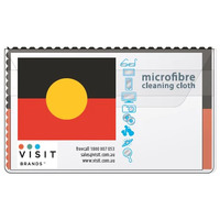 Aboriginal Flag Microfibre Lens/Cleaning Cloth (170mm x 145mm)