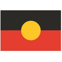 Aboriginal Flag Metal MAGNET (45mm x 25mm)
