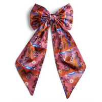 KOH Living Silky Bow Hair Clip (24cm tail) - Our Country