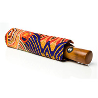 Papulankutja Aboriginal Art Folding Umbrella - Mulga Country