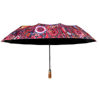 Utopia Aboriginal Art Folding Umbrella - Women&#39;s Ceremony (Awelye)