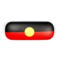 Aboriginal Flag Hardcover Glasses Case