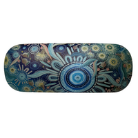 Chernee Sutton Aboriginal Art Hardcover Glasses Case - Lily Pily
