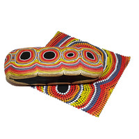 Hogarth Aboriginal Art Hardcover Glasses Case/Lens Cloth - Seed Pods