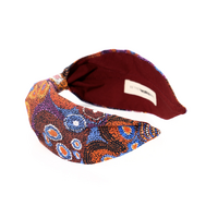 Seven Sisters - Better World Aboriginal Art Organic Cotton Headband