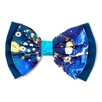 Better World Aboriginal Art Cotton Bow Hair Clip - Janganpa Jukurrpa