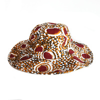 Better World Aboriginal Art Cotton Bucket Hat- Eagle Dreaming