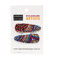 Warlukurlangu Hairclips (2 Pack) - Mina Mina Dreaming