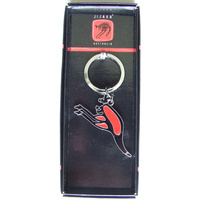 Jijaka Aboriginal Art Boxed Metal Keyring - Jijaka Kangaroo