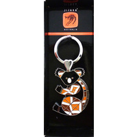 Jijaka Aboriginal Art Boxed Metal Keyring - Koala