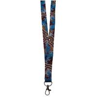 Hogarth Arts Aboriginal Lanyard (SINGLE CLIP)- Wetlands Dreaming 