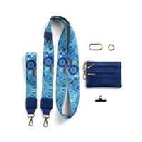 Koh Living Aboriginal Art Mobile Phone/Coin Purse Lanyard - Girambit