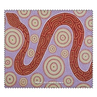 Tobwabba Aboriginal Art Microfibre Lens Cloth - Serpent