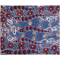Utopia Aboriginal Art Microfibre Lens Cloth - Dreamtime Sisters