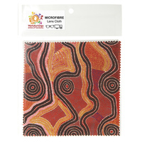 Warlukurlangu Aboriginal Art Microfibre Lens Cloth - Bush Sultana Dreaming