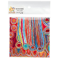 Warlukurlangu Aboriginal Art Microfibre Lens Cloth - Mina Mina Dreaming