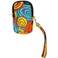 Jijaka Aboriginal Art Utility Pouch - Firestones