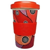 Hogarth Arts Eco Bamboo Reusable Travel Mug (430ml) - Central Land