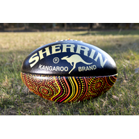 Official Kangaroo Jack x Sherrin Indigenous AFL Football