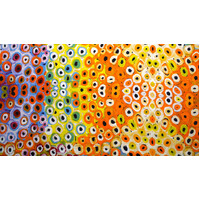 Utopia Aboriginal Art Bamboo Fabric Baby Swaddle/Blanket (120cm x 120cm) - Soakage