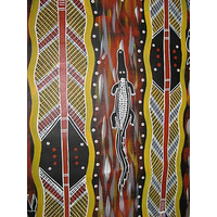 Handmade Aboriginal Design Cool Neck Ties - Karawa Dreaming