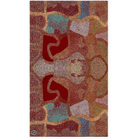 Better World Aboriginal Art - Luxe Organic Cotton Sarong - Salt Lake